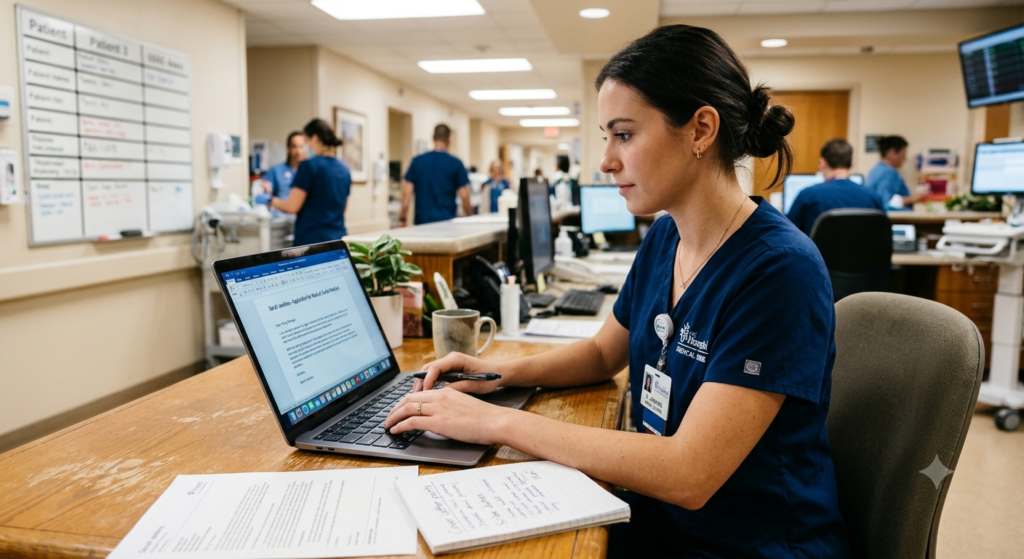 medical scribe cover letter