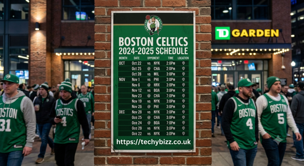 boston celtics schedule